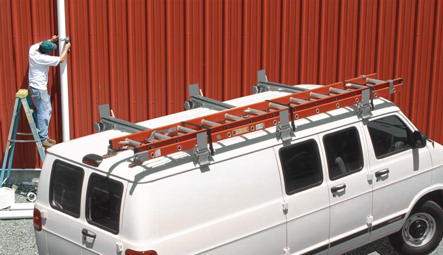 Van ladder Racks - Utility Rig - System One aluminum ladder racks, truck  racks, van racks, truck tool boxes