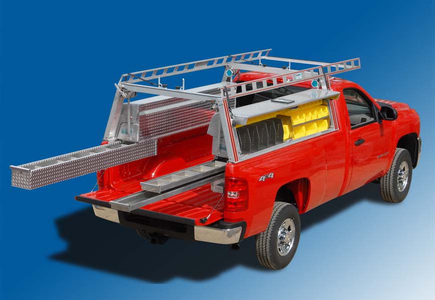 System One - Tradesman Package  for Short Bed - Extended Cab Pick-ups -  Industrial Ladder & Supply Co., Inc.